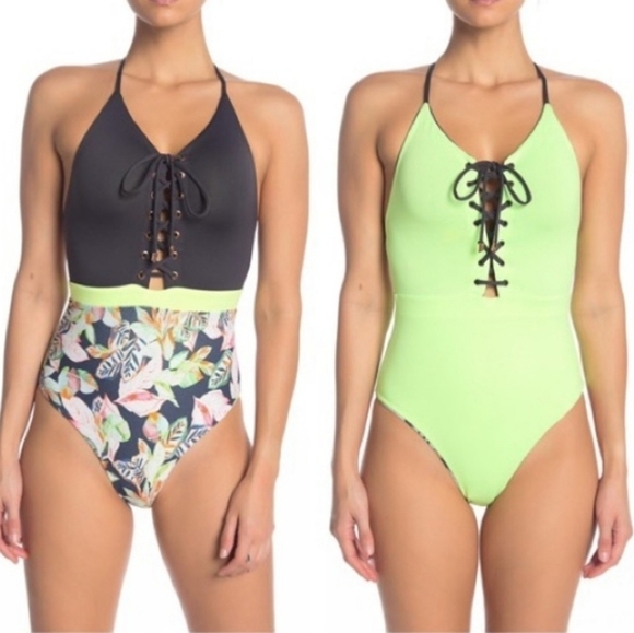 Maaji Limelight Reversible One Piece Swimsuit - Picture 2 of 13